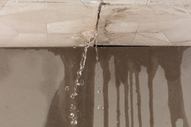 Professional Burst Pipe Cleanup technician working in Woodsfield, OH